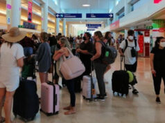 Frente Frío 28 provoca disminución en vuelos a Cancún