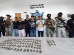 Detienen a cinco hombres por narcomenudeo en Tulum